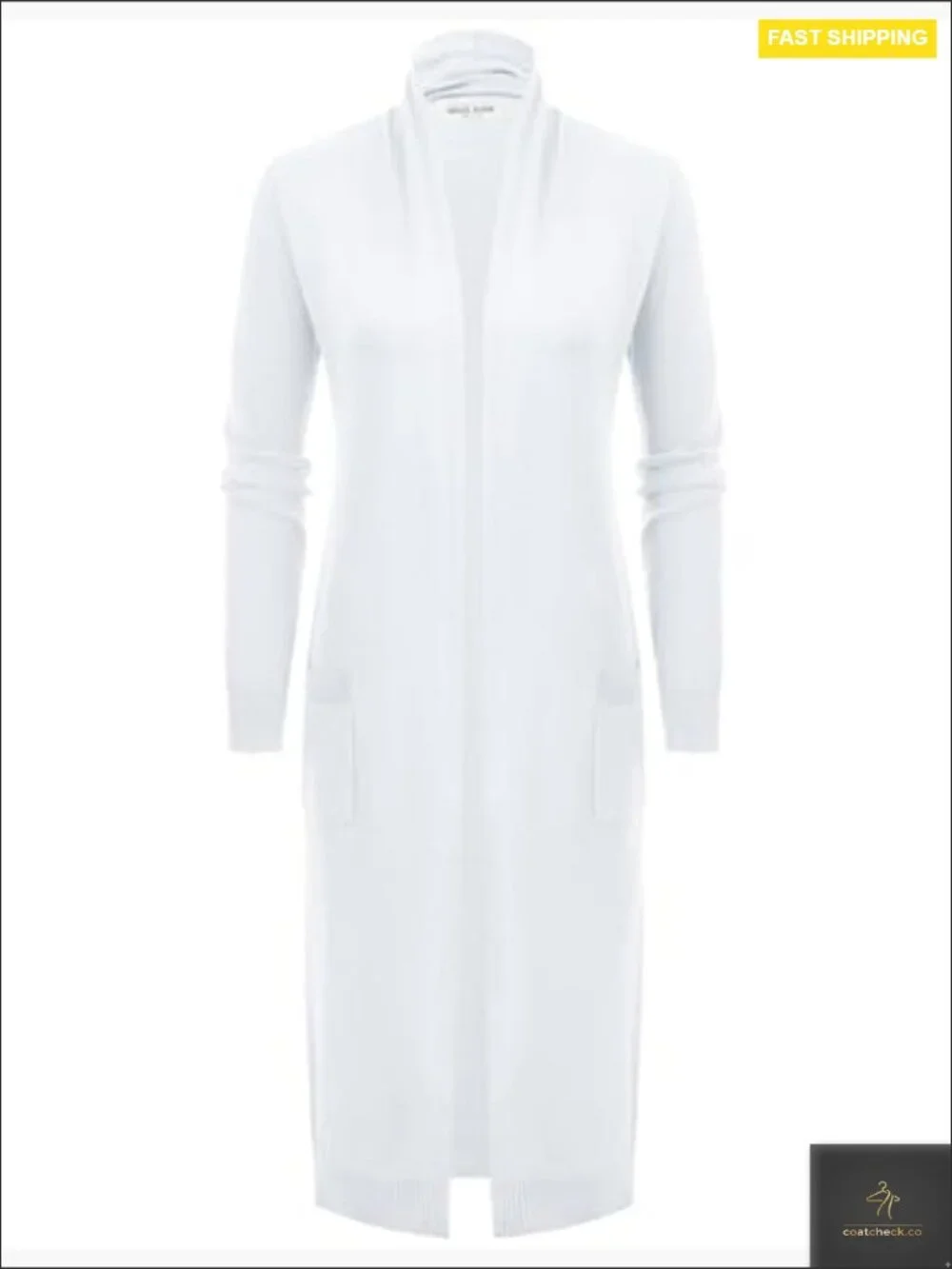 Trendy Long Cardigan Sweater Lightweight Open Front Maxi Duster Coat Pockets